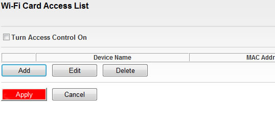 enable my verizon router settings for mac authentication